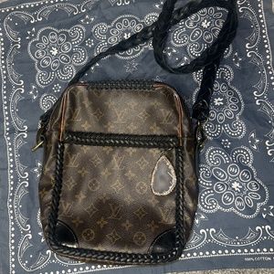 Louis Vuitton restructured western crossbody purse